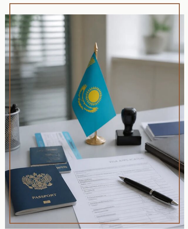 Оформление визы в Казахстан для поездки и работы в Саяногорске