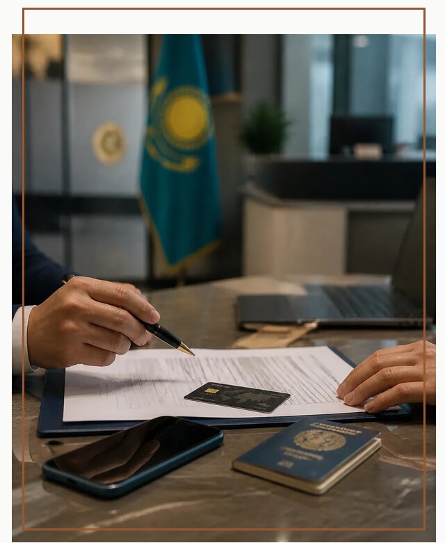 Открытие счета и банковской карты в Казахстане в Саяногорске